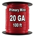 Automotive Primary Wire, 20 AWG, 100ft Spool - 19zC