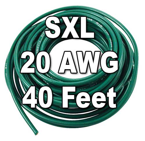 SXL Cross-Linked Wire, 20 AWG, 40 Ft Cut SXL Cross-Linked Wire, 20 AWG, 40 Ft Cut